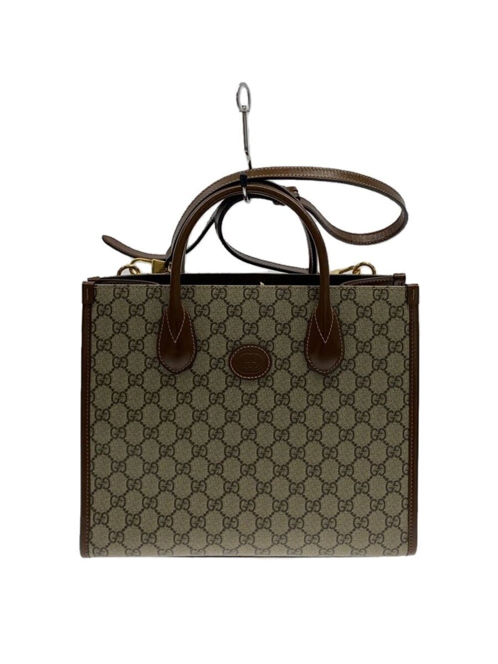 Gucci Tote Bag GG Supreme Beige Tan All over